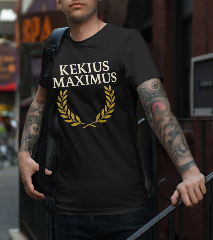 Kekius Maximus Laurel Wreath Emblem T-Shirt