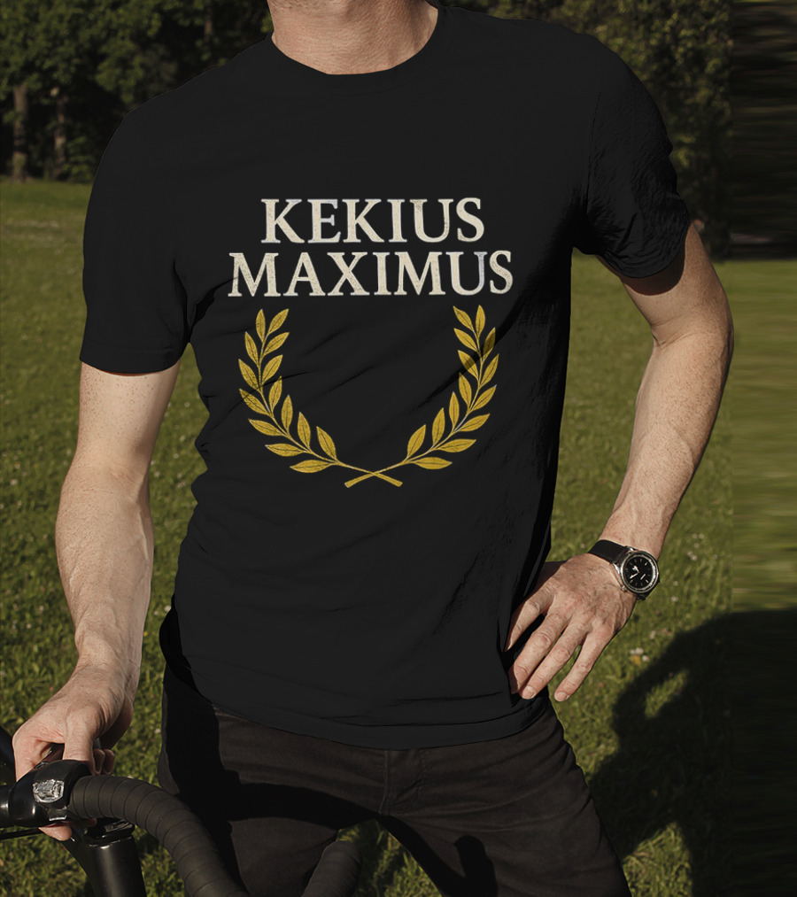 Kekius Maximus Laurel Wreath Emblem T-Shirt