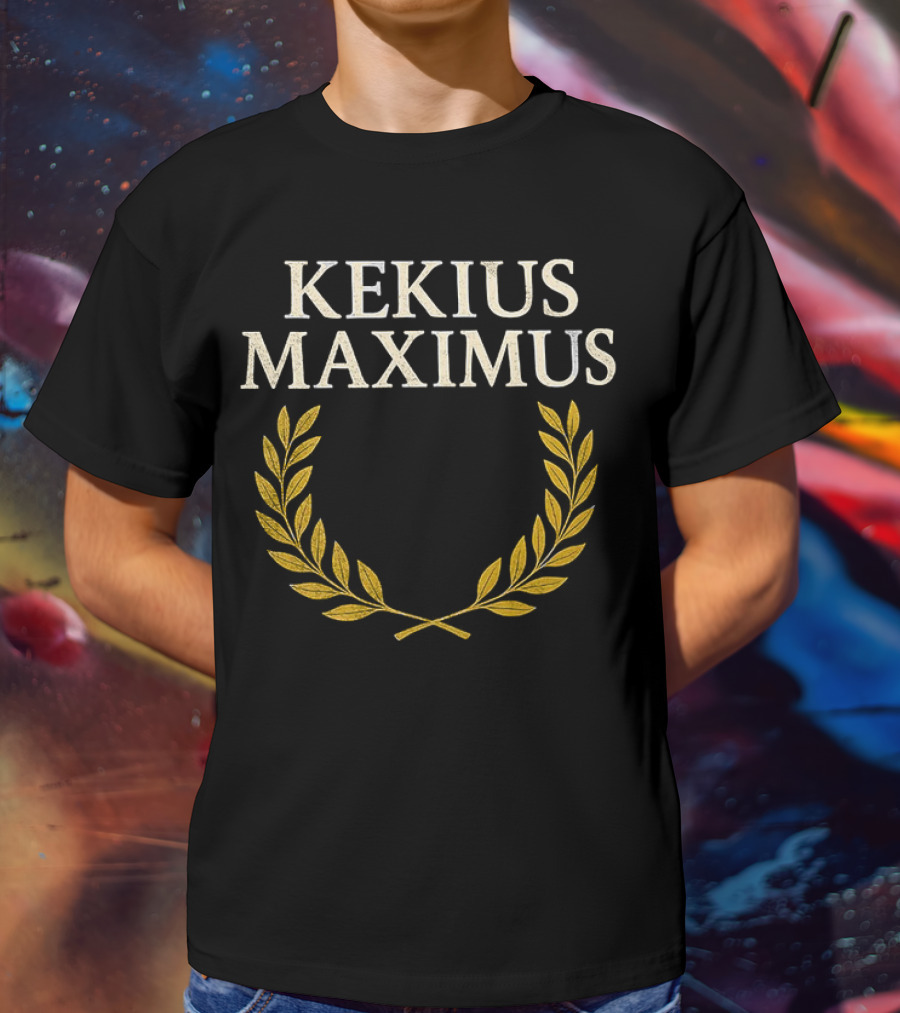 Kekius Maximus Laurel Wreath Emblem T-Shirt