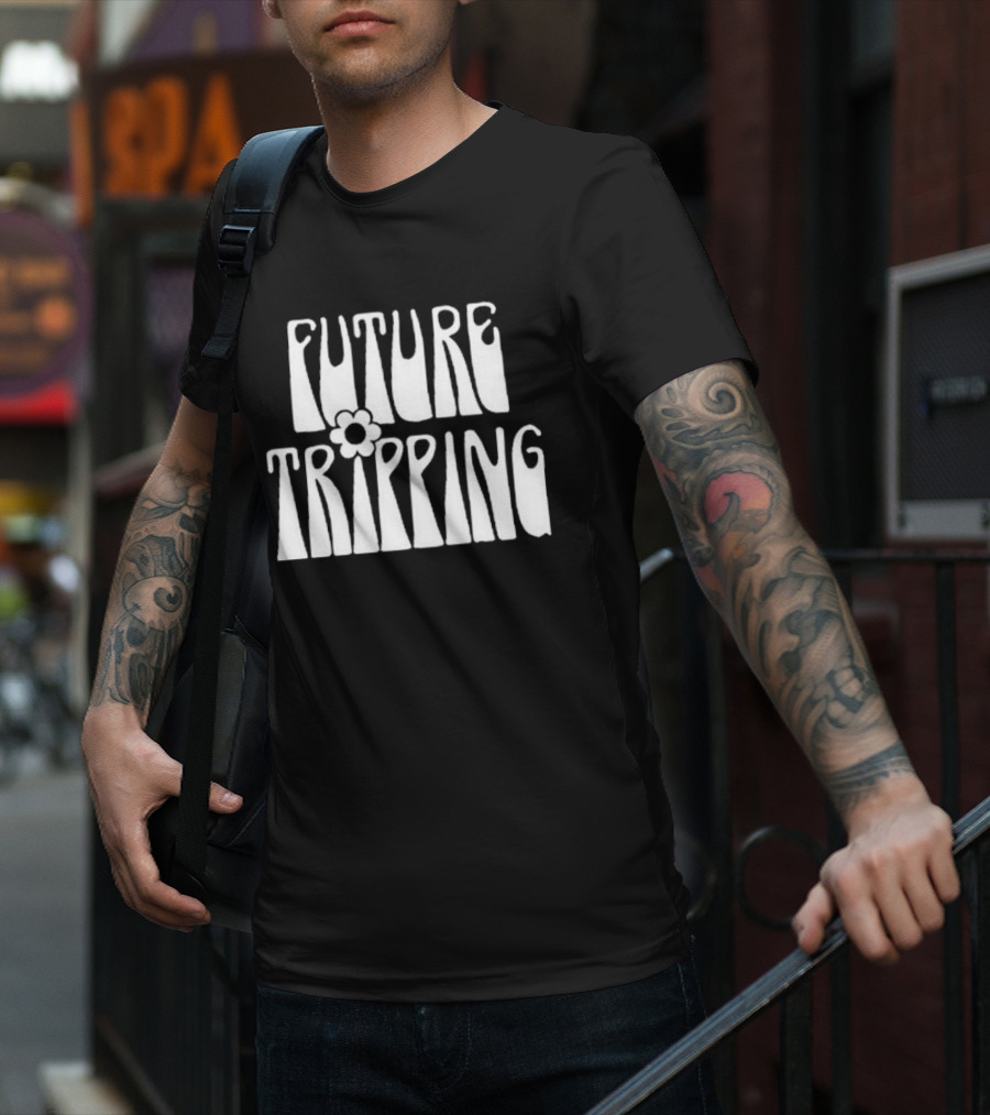 Kelsea Ballerini Future Tripping Retro Flower Text T-Shirt
