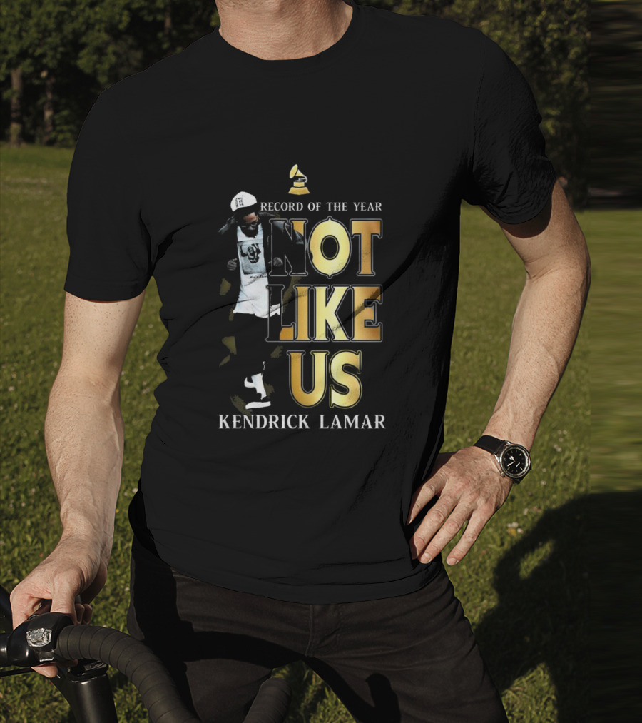 Kendrick Lamar Not Like Us Record Of The Year Grammy T-Shirt