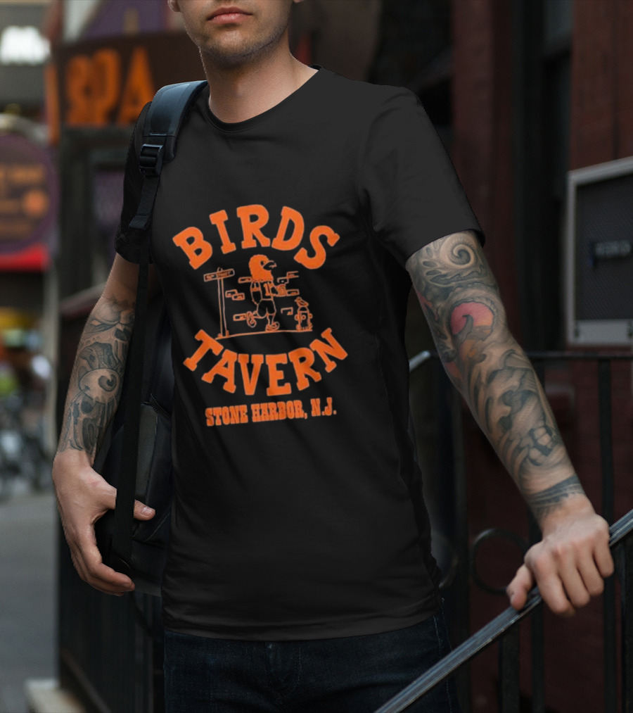 BIRDS TAVERN Stone Harbor N.J. T-Shirt