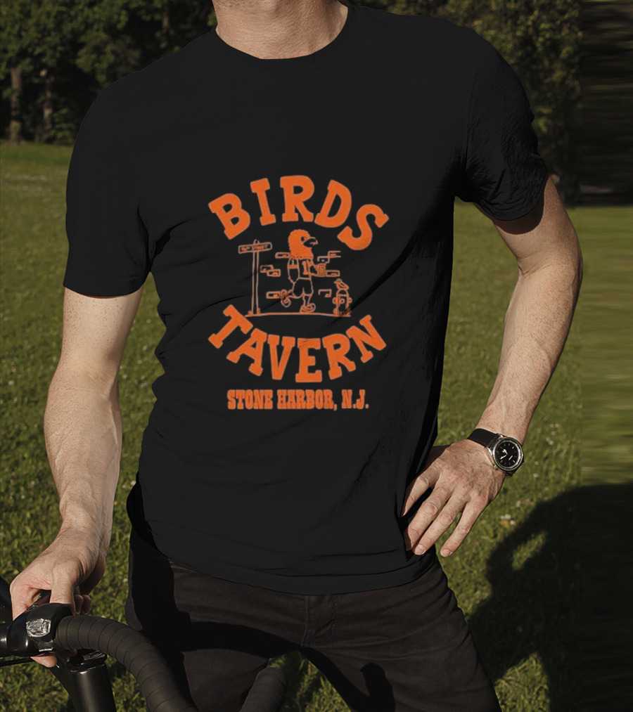 BIRDS TAVERN Stone Harbor N.J. T-Shirt