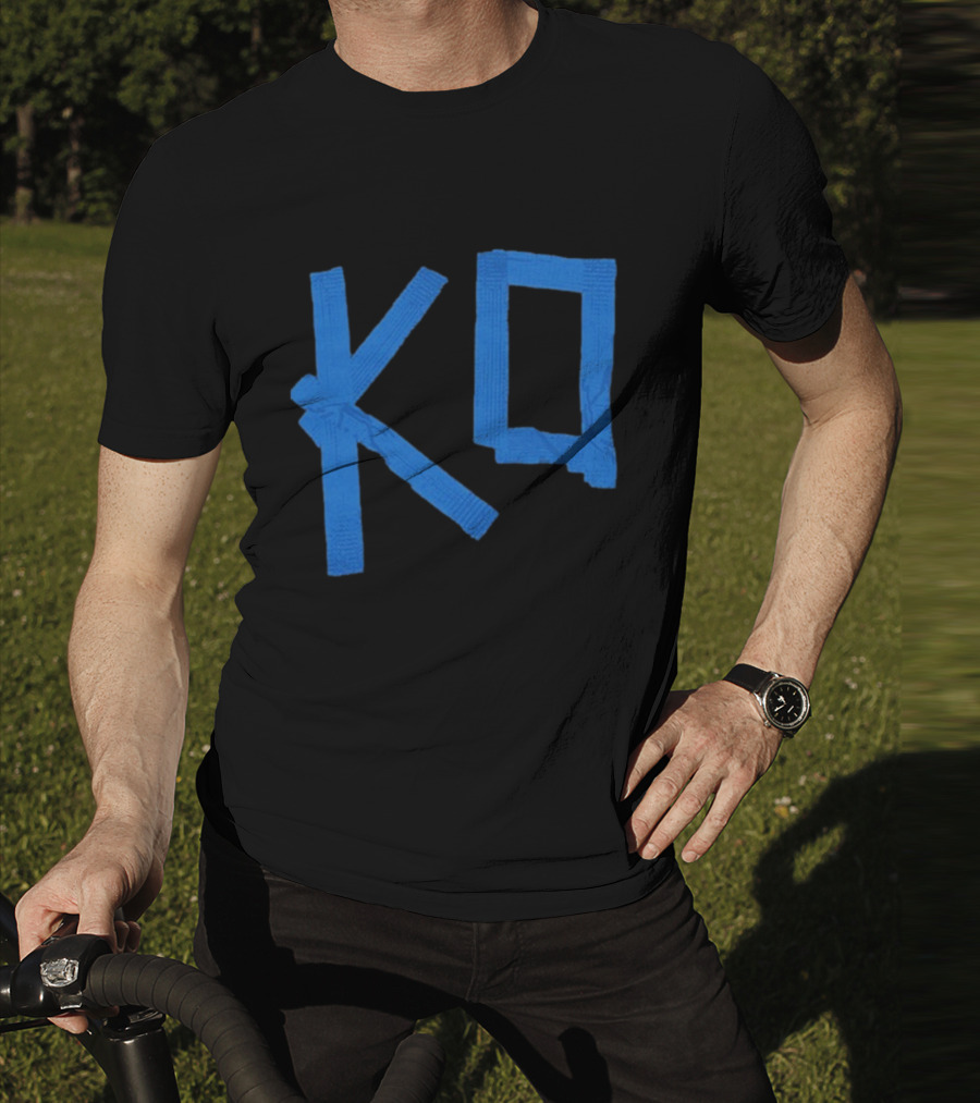 KO Martial Arts Blue Belt Letters T-Shirt