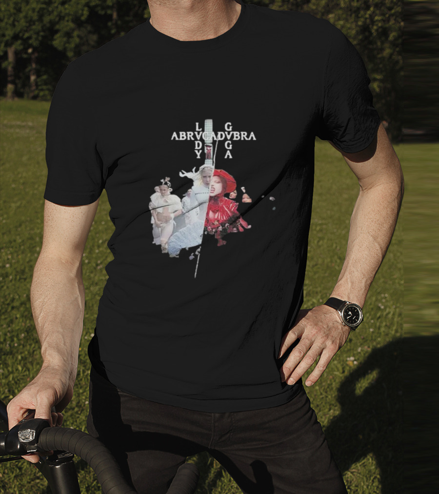 Lady Gaga Abracadabra Collage Fashion Art Style T-Shirt