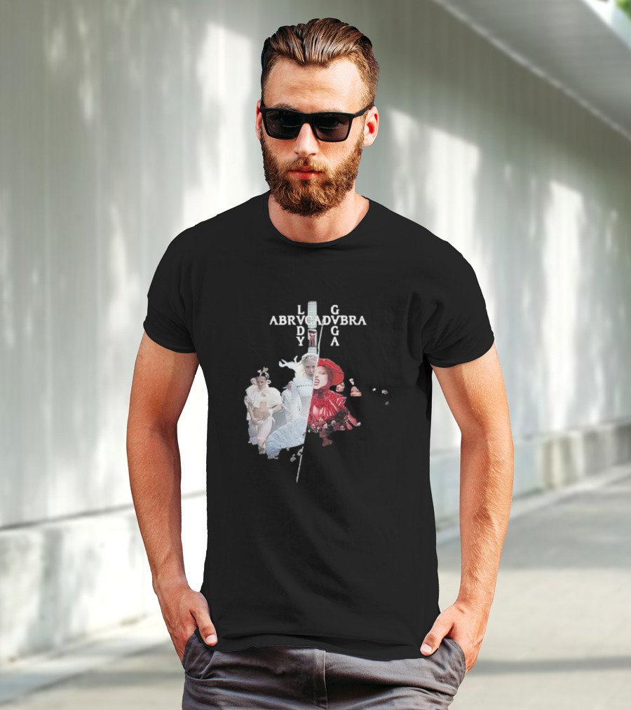 Lady Gaga Abracadabra Collage Fashion Art Style T-Shirt