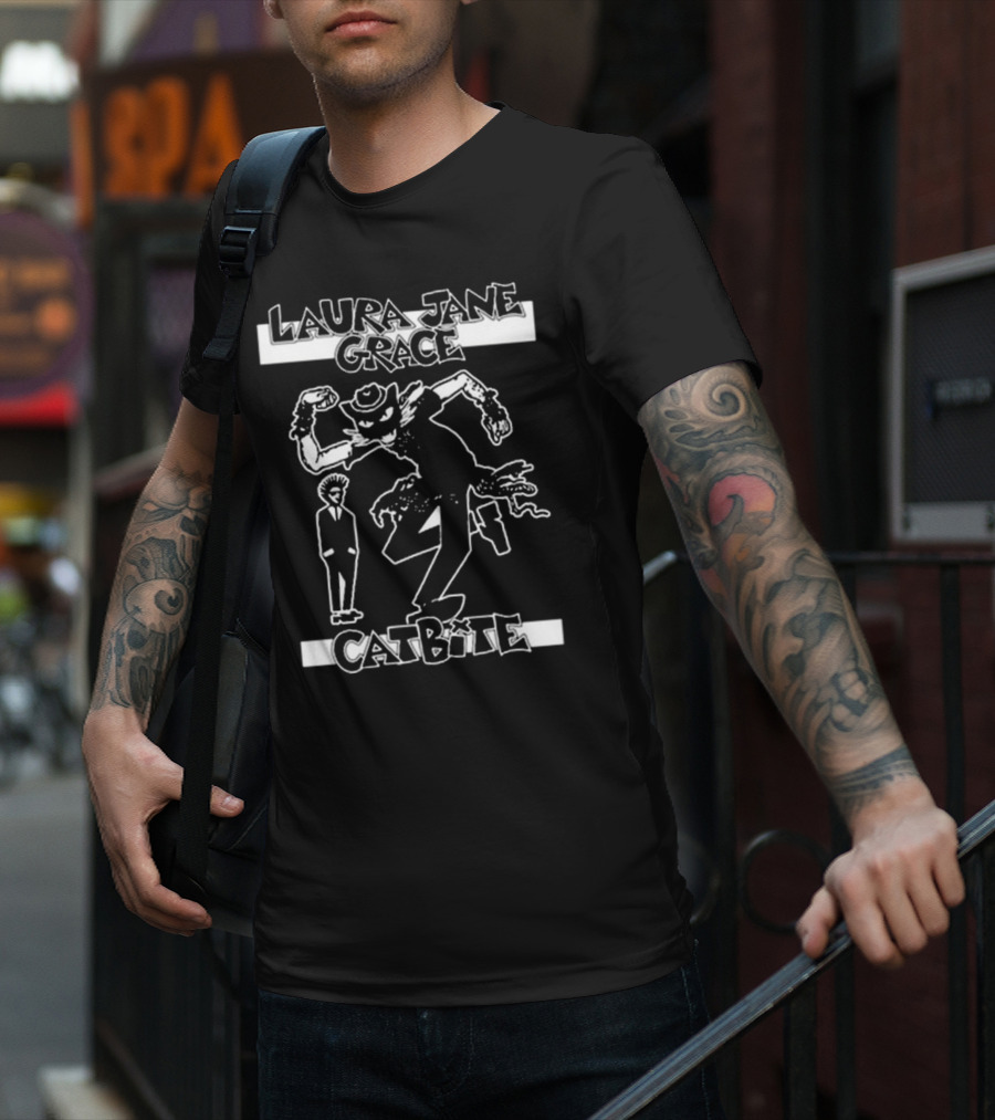 Laura Jane Grace Catbite Ska Punk Collaboration T-Shirt