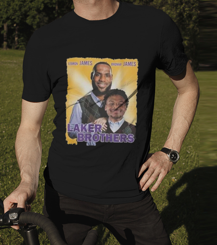 LEBRON JAMES BRONNY JAMES LAKER BROTHERS T-Shirt