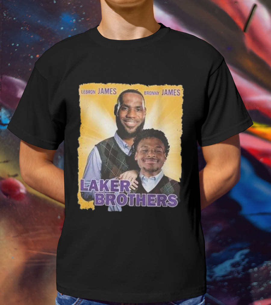 LEBRON JAMES BRONNY JAMES LAKER BROTHERS T-Shirt