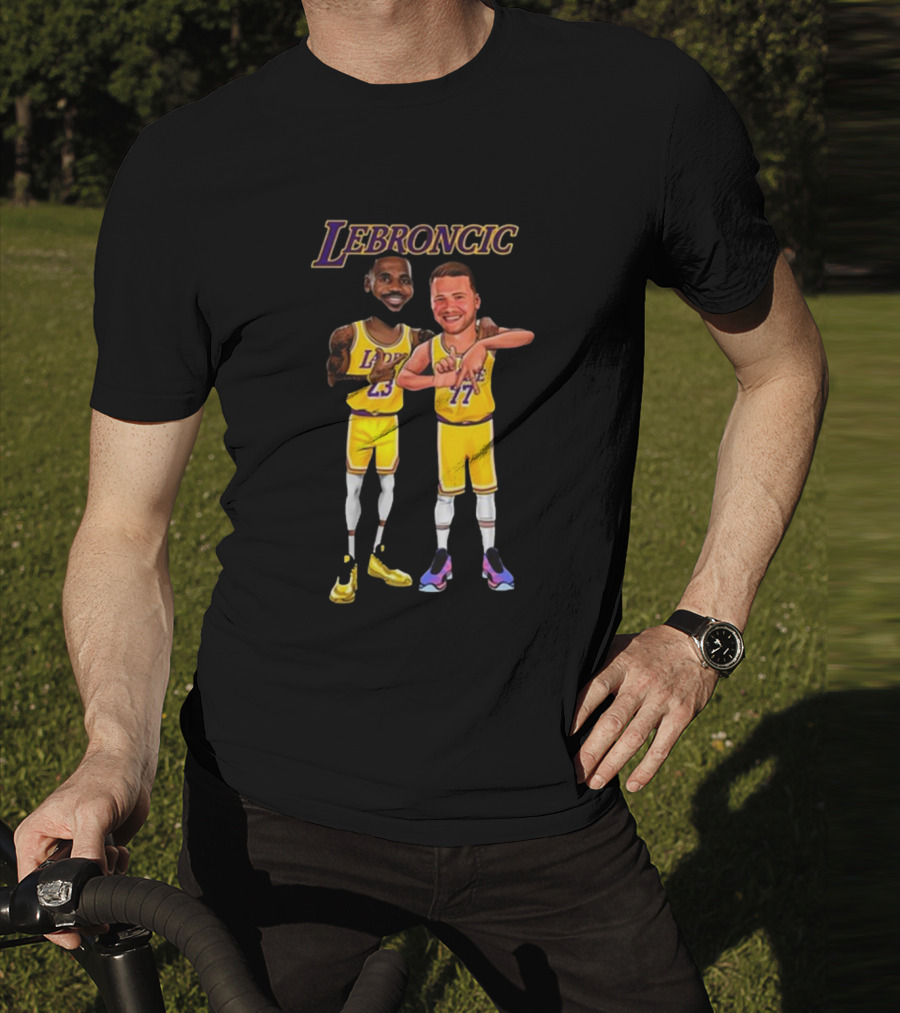 LeBroncic Los Angeles Lakers LeBron James Luka Dončić All Day Everyday T-Shirt