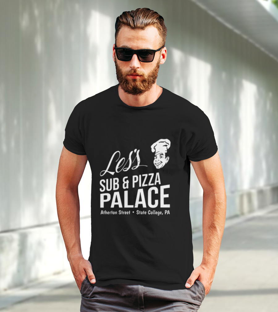 Les's Sub & Pizza Palace Atherton Street State College PA T-Shirt