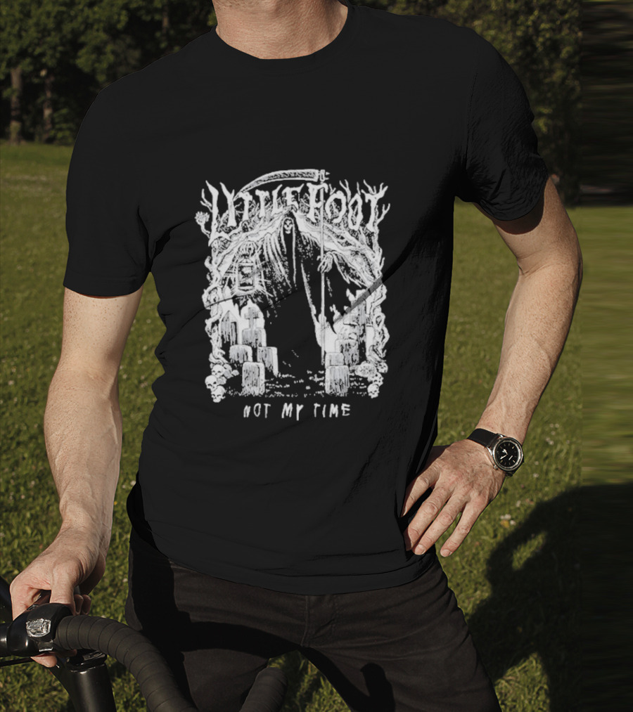 Little Foot Not My Time Diablo Macabre Forest Candle Scene T-Shirt