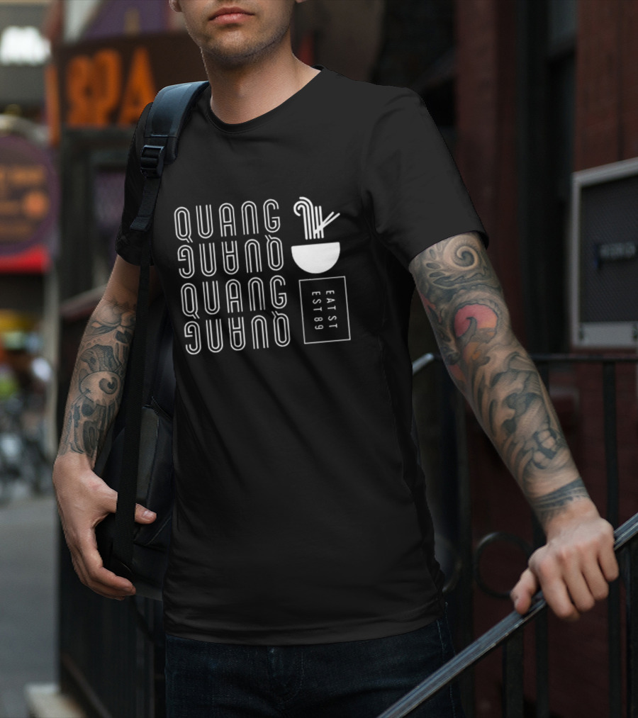 Quang Eat St Est 89 Noodle Bowl Pattern T-Shirt