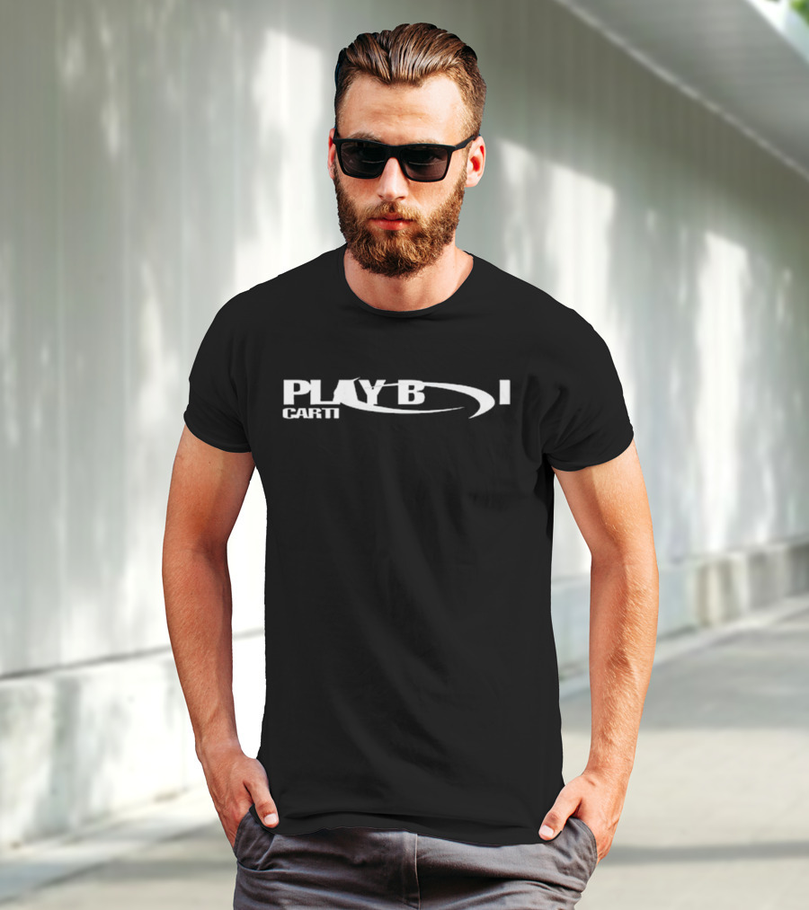 Playboi Carti I Am Music Disc Swirl Logo T-Shirt