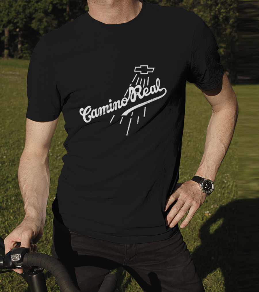 Los Angeles Dodgers Teoscar Hernandez Camino Real Chevrolet Logo T-Shirt