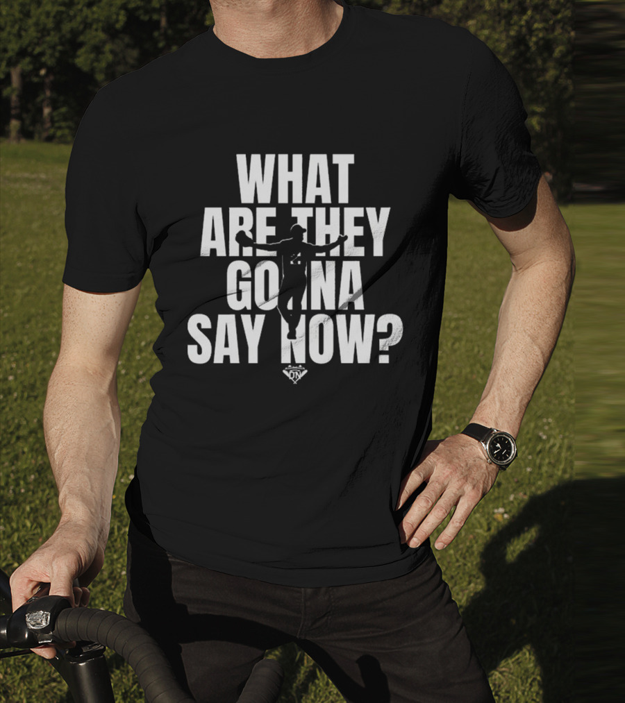 Los Angeles Dodgers What Are They Gonna Say Now Player Silhouette T-Shirt