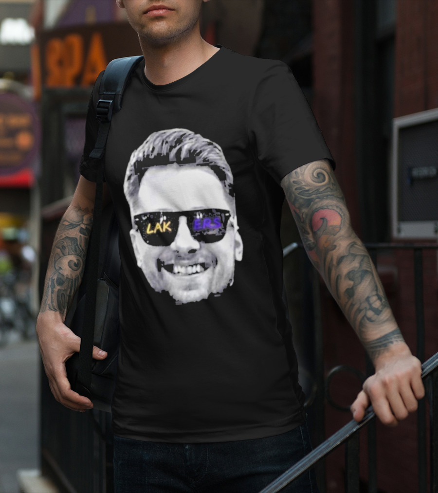 Luka Doncic Los Angeles Lakers Basketball Face Sunglasses T-Shirt