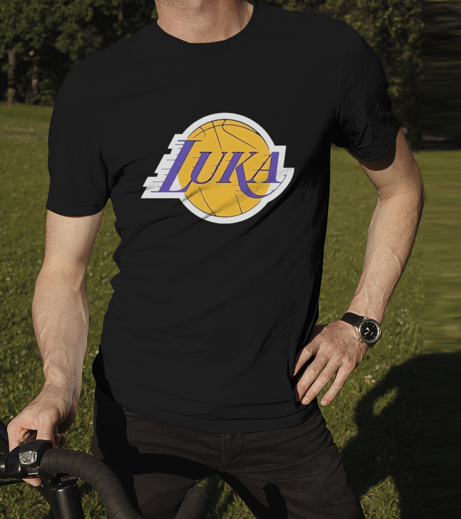 Luka Los Angeles Showtime Basketball-Inspired T-Shirt
