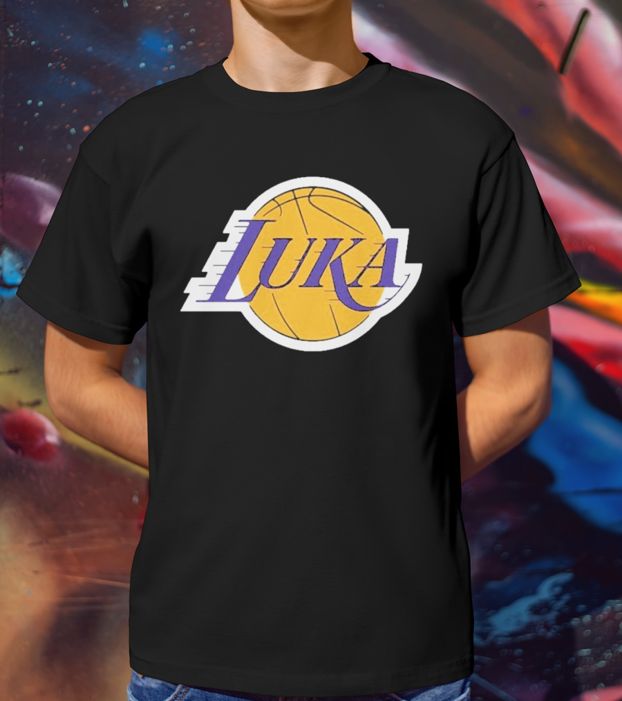 Luka Los Angeles Showtime Basketball-Inspired T-Shirt