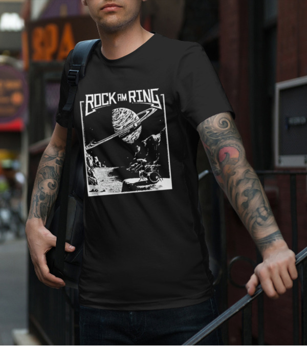 Rock Am Ring Lunar Beat Community Contest Gewinner Saturn Planet Drums T-Shirt