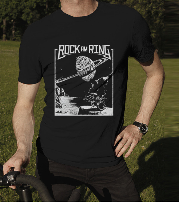 Rock Am Ring Lunar Beat Community Contest Gewinner Saturn Planet Drums T-Shirt