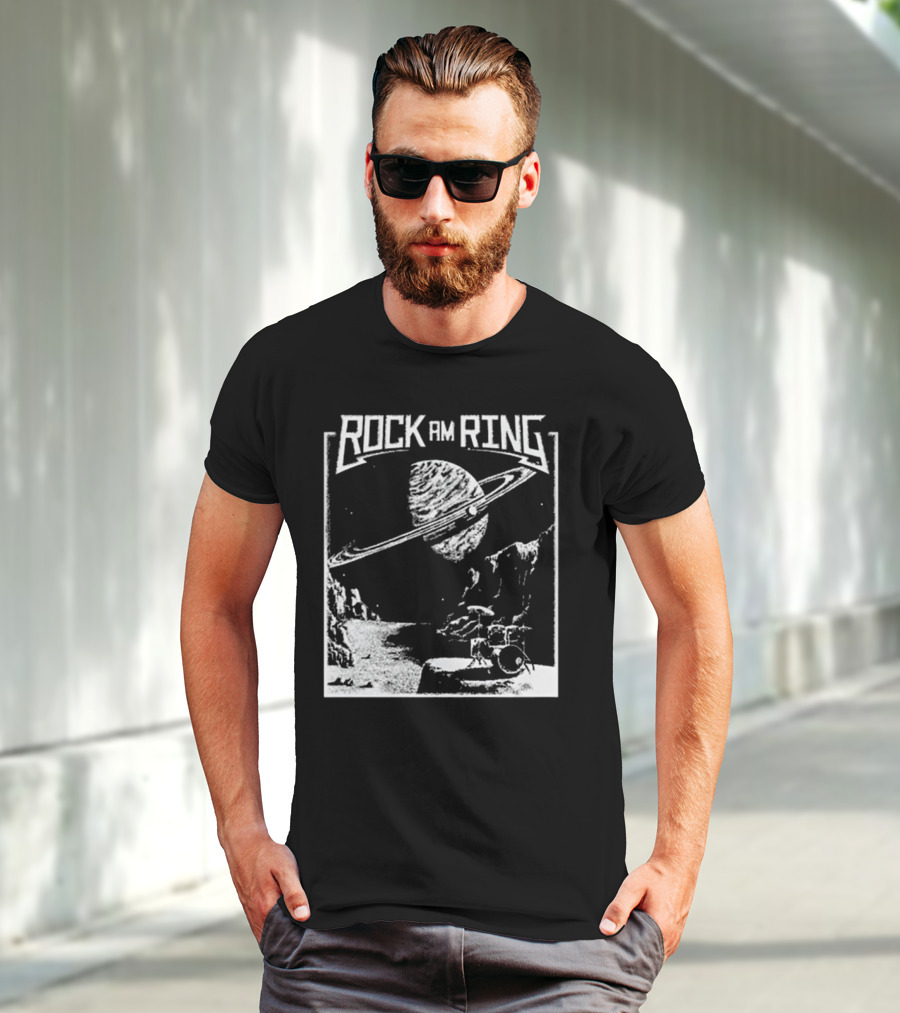 Rock Am Ring Lunar Beat Community Contest Gewinner Saturn Planet Drums T-Shirt