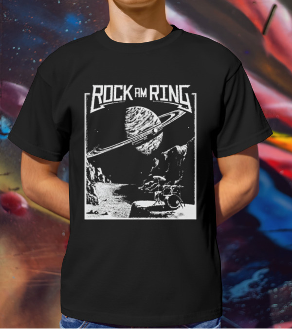 Rock Am Ring Lunar Beat Community Contest Gewinner Saturn Planet Drums T-Shirt
