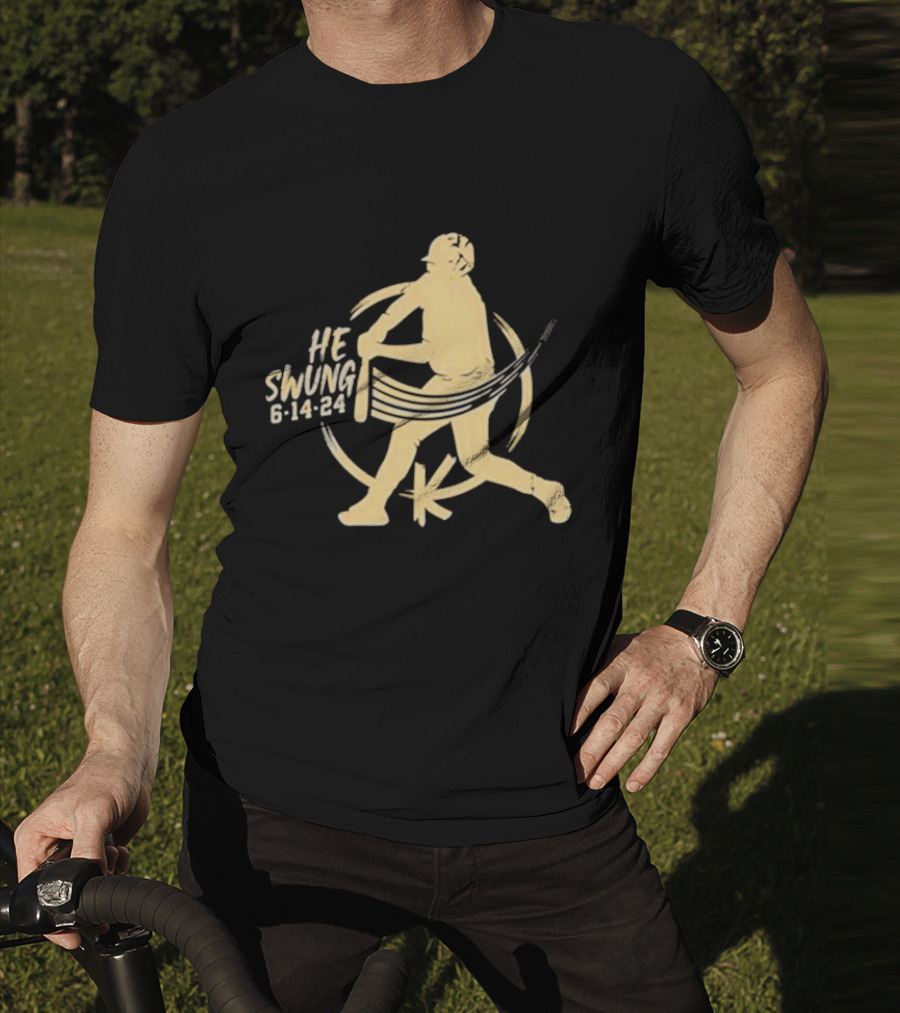 Madison Social He Swung Baseball 6 14 24 T-Shirt