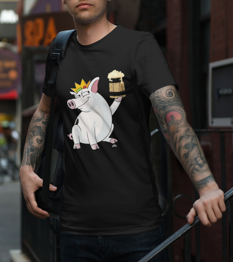 Merkimer Pig Cheers Crown Gildan Softstyle T-Shirt