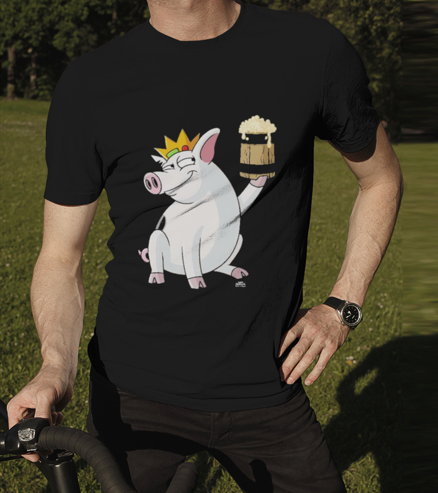 Merkimer Pig Cheers Crown Gildan Softstyle T-Shirt
