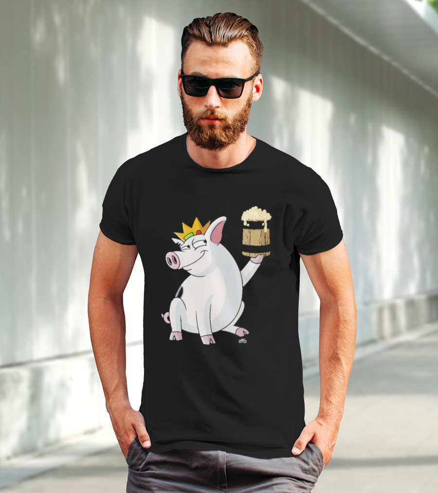 Merkimer Pig Cheers Crown Gildan Softstyle T-Shirt