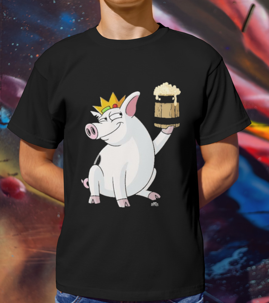 Merkimer Pig Cheers Crown Gildan Softstyle T-Shirt