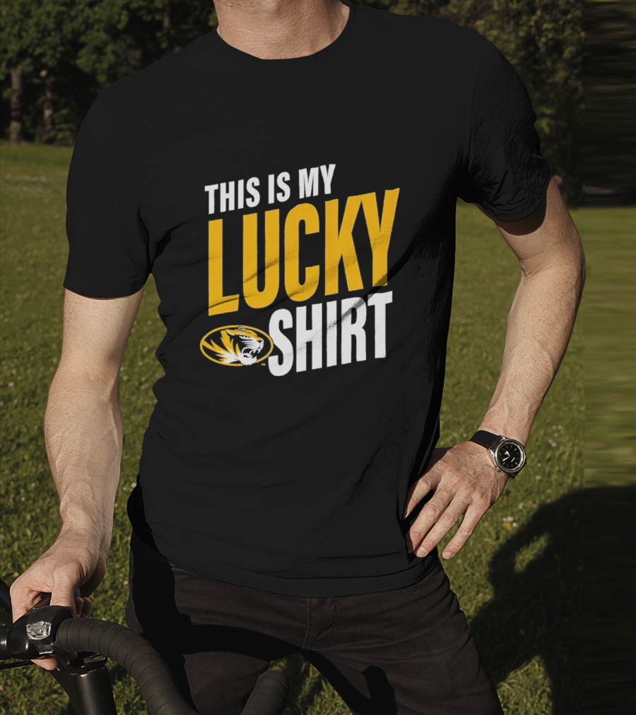 Missouri Tigers This Is My Lucky Mizzou Football T-Shirt