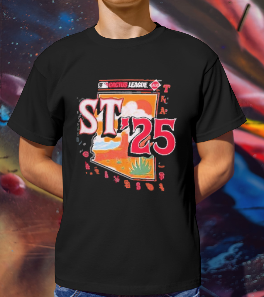 MLB 2025 Spring Training Cactus League Arizona ST25 T-Shirt