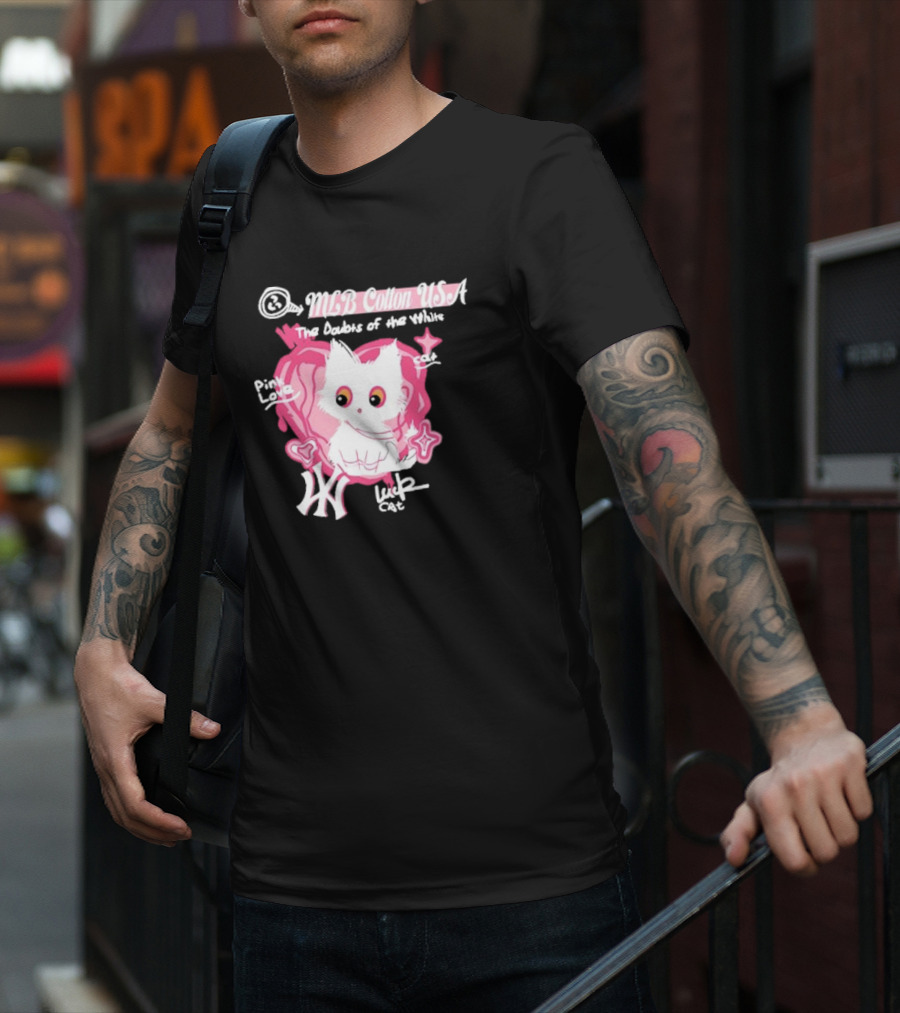 MLB Cotton USA The Doubts Of Our Values Lucky Cat T-Shirt