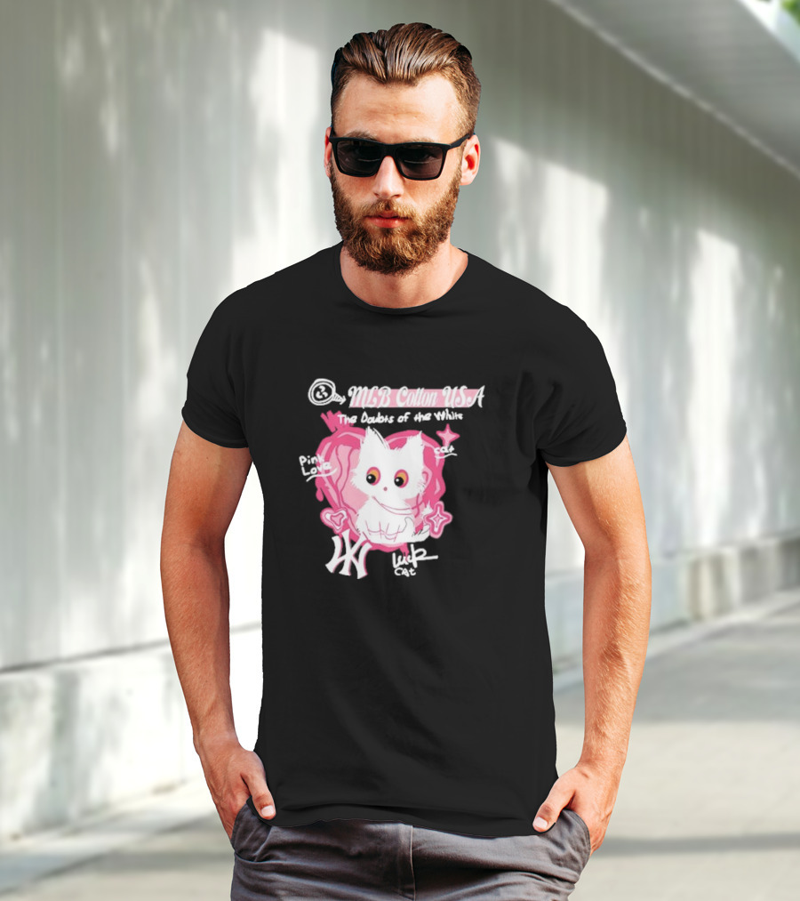 MLB Cotton USA The Doubts Of Our Values Lucky Cat T-Shirt