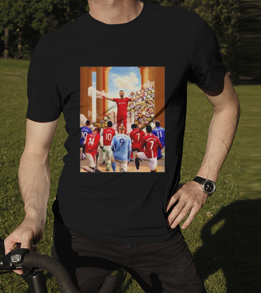 Liverpool FC Mohamed Salah Premier League Goals Tribute T-Shirt