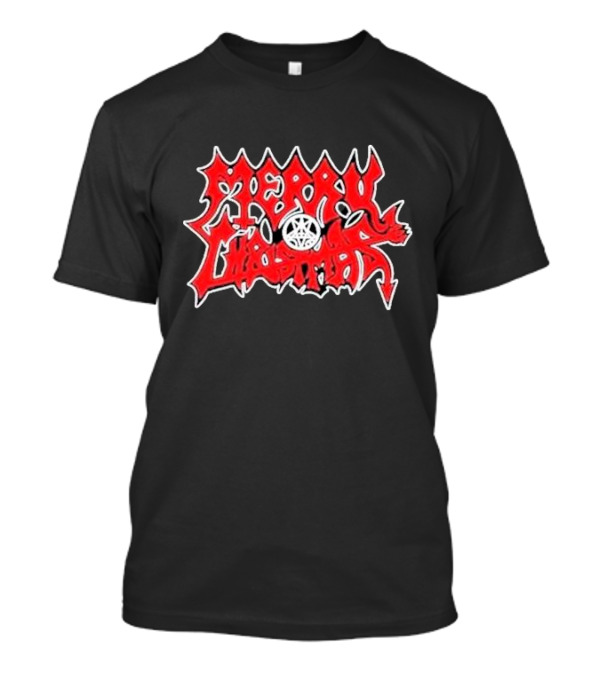 Merry Christmas Devil Pentagram Morbid Xmas T-Shirt