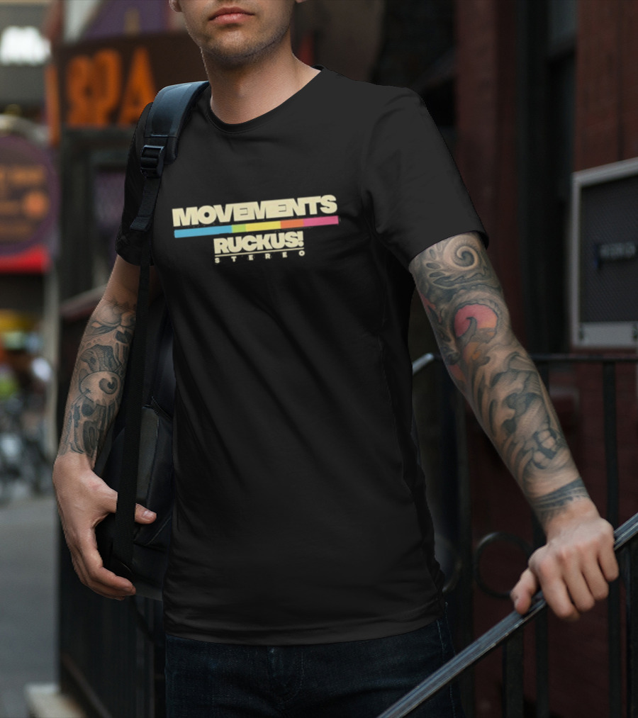 Movements Ruckus Stereo Retro Color Bar T-Shirt