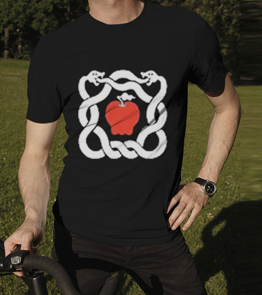 Msg Snake Dom Dolla Red Apple White Snakes T-Shirt
