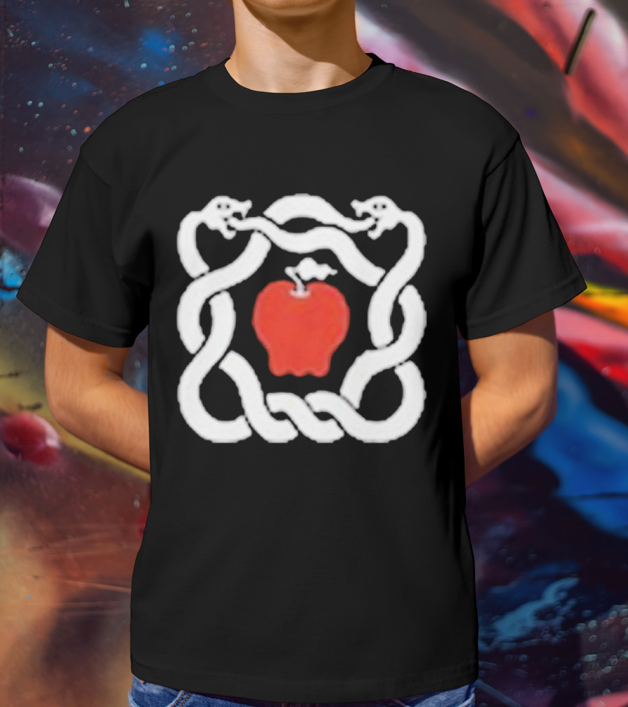 Msg Snake Dom Dolla Red Apple White Snakes T-Shirt