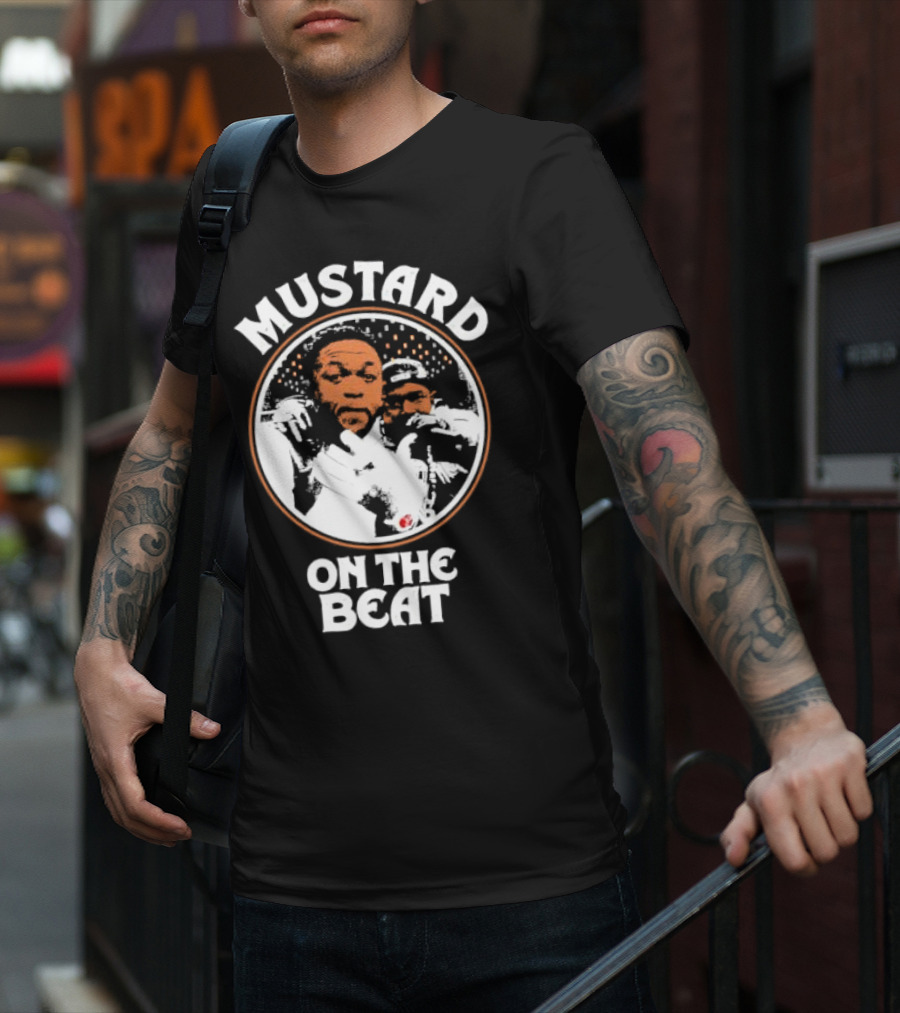 Mustard On The Beat DJ Mustard Circle Design T-Shirt