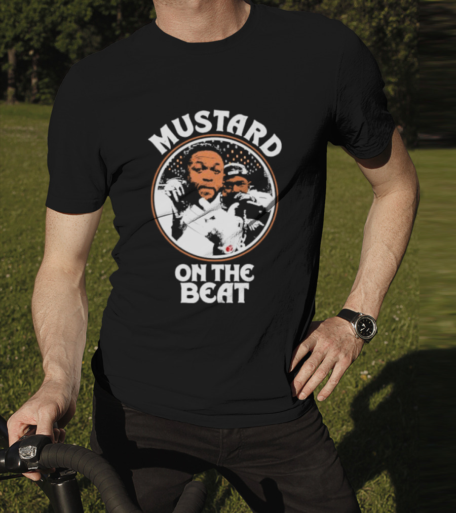 Mustard On The Beat DJ Mustard Circle Design T-Shirt