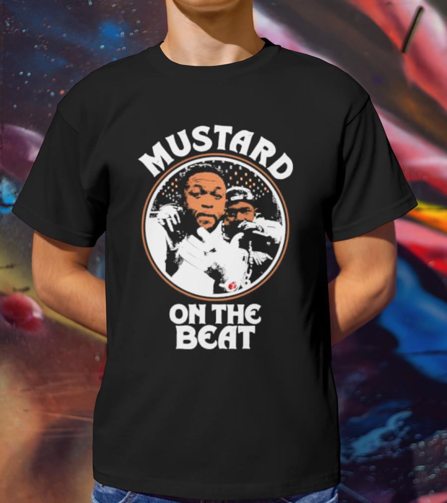 Mustard On The Beat DJ Mustard Circle Design T-Shirt
