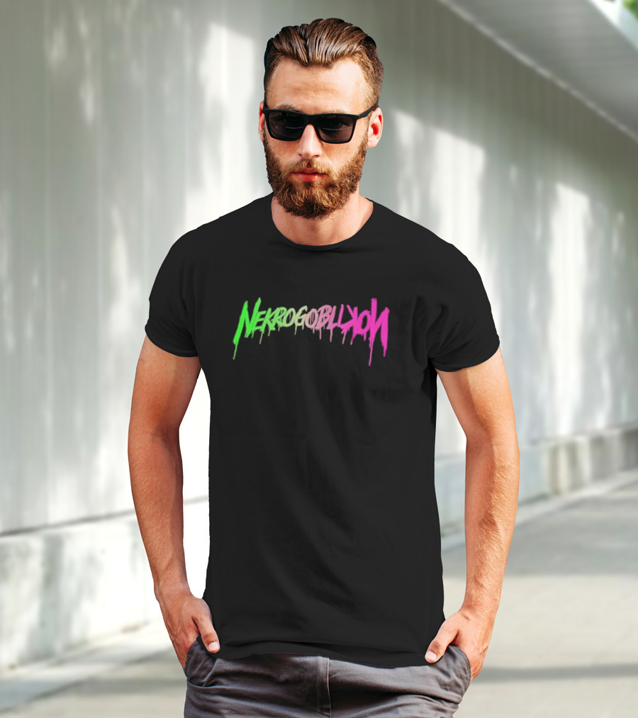 Nekrogoblikon Goblin Mode Wicked Ombre Neon Drip T-Shirt