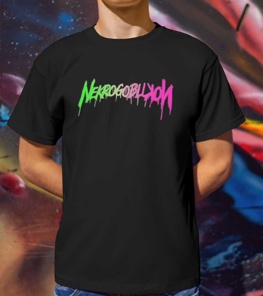 Nekrogoblikon Goblin Mode Wicked Ombre Neon Drip T-Shirt