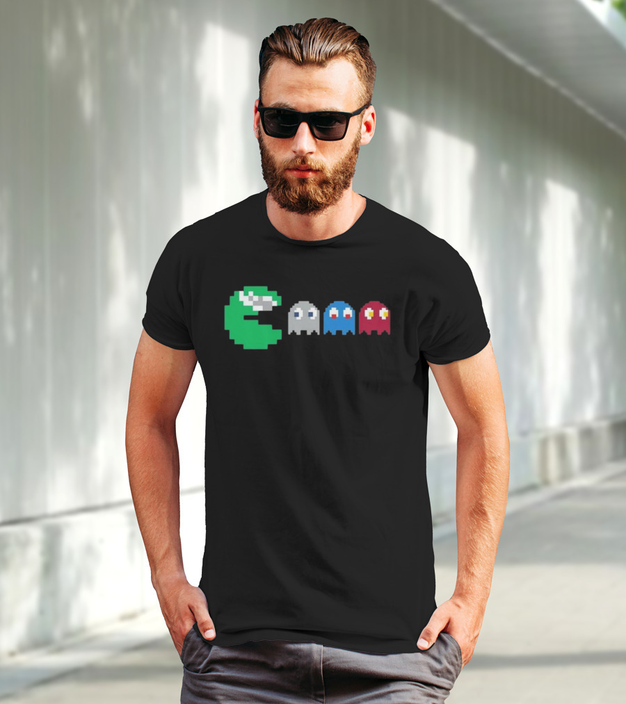 NFC East Rivalry Pac-Man Ghosts Football Theme T-Shirt