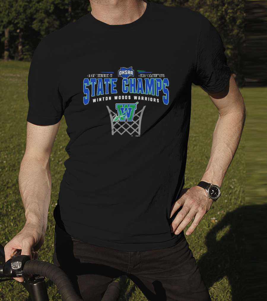 OHSAA 2025 Division II State Champs Winton Woods Warriors Basketball T-Shirt