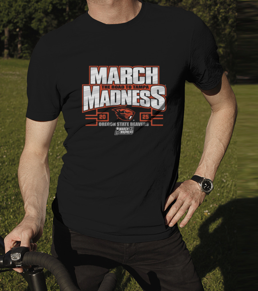 Oregon State Beavers March Madness The Road To Tampa College Sports 2025 T-Shirt