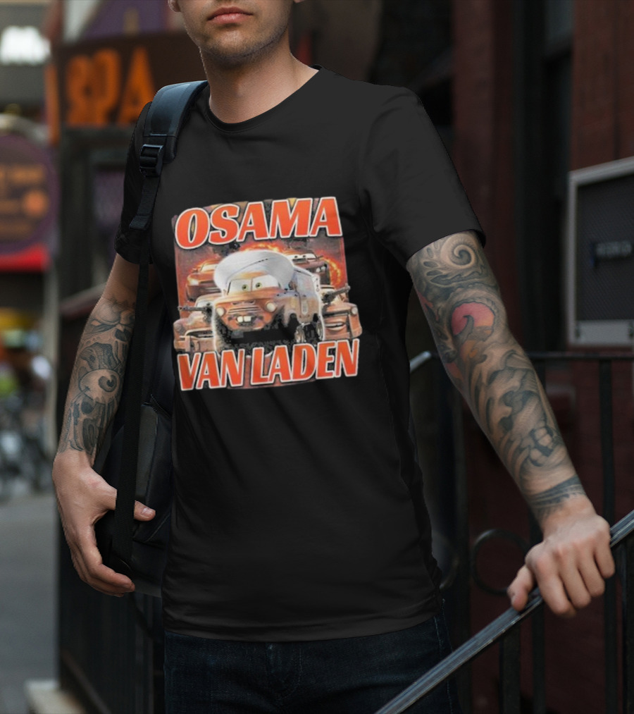 Osama Van Laden Cars Parody T-Shirt